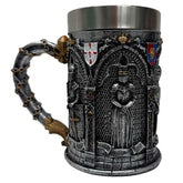 Knight’s Oath Tankard – Large Medieval Mug with Armored Detailing